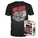Star Wars The Mandalorian POP! & Tee Vinyl Figur & T-Shirt Set Moff Gideon